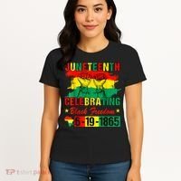 Juneteenth Breaking Every Chain Since 1865 African American Women's T-Shirt thumb 4