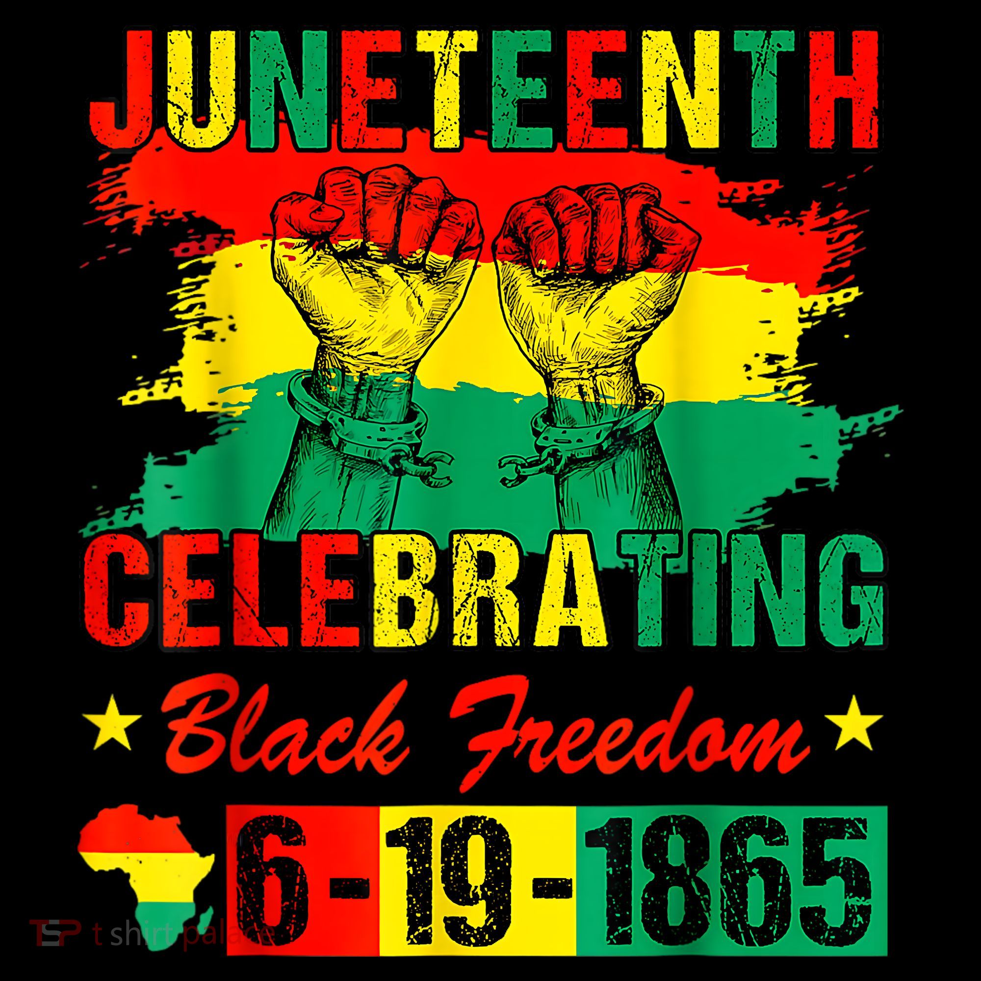 Juneteenth Breaking Every Chain Since 1865 African American Kids Sweatshirt