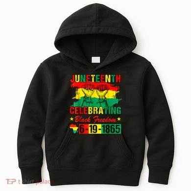 Juneteenth Breaking Every Chain Since 1865 African American Kids Hoodie
