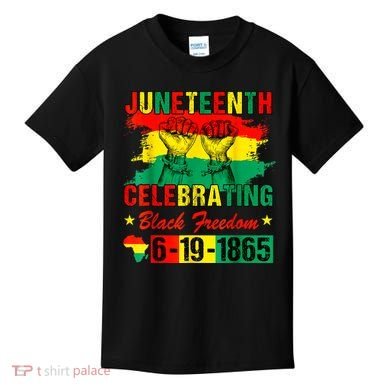 Juneteenth Breaking Every Chain Since 1865 African American Kids T-Shirt
