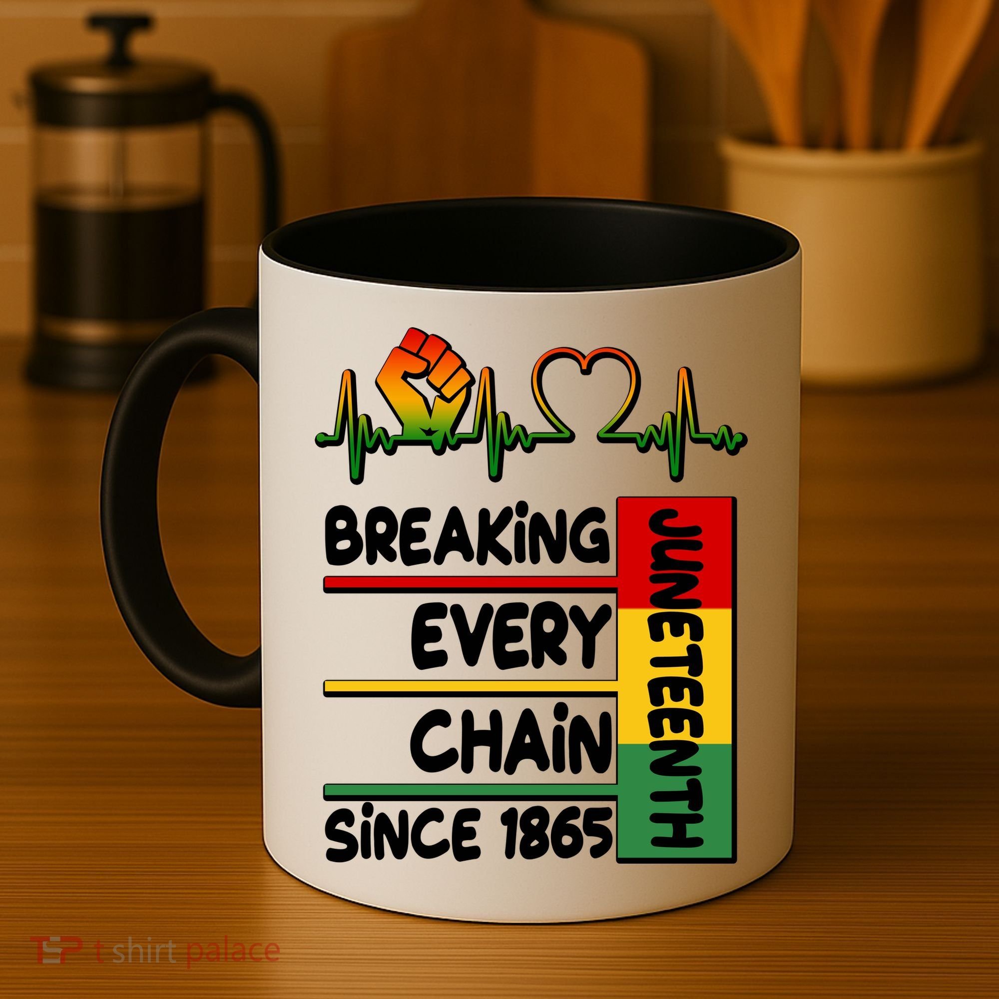 Juneteenth Breaking Every Chain Since 1865 Coffee Mug