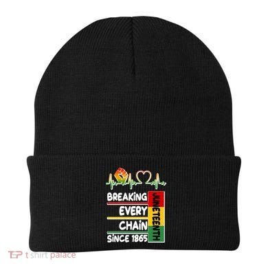 Juneteenth Breaking Every Chain Since 1865 Beanie