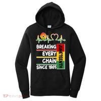 Juneteenth Breaking Every Chain Since 1865 Women's Hoodie thumb 0