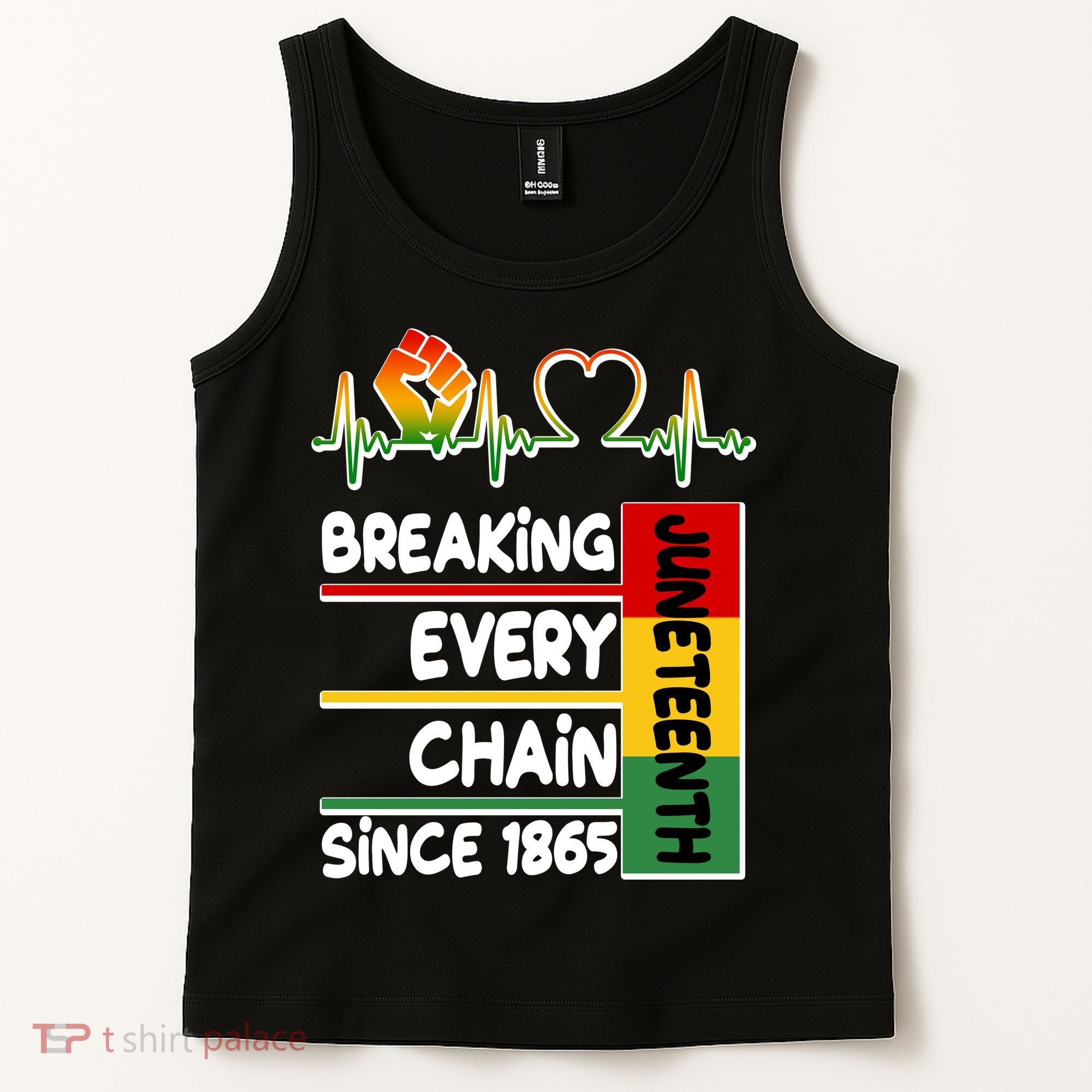 Juneteenth Breaking Every Chain Since 1865 Tank Top