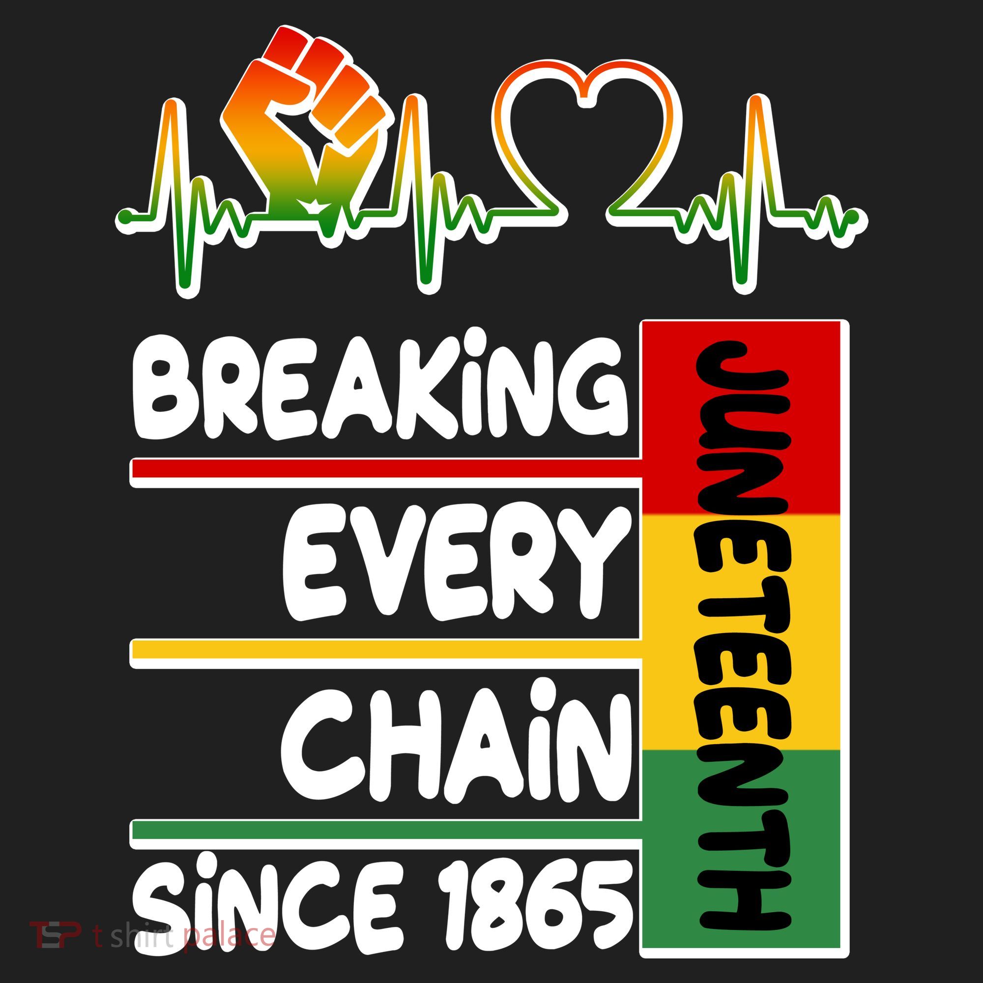 Juneteenth Breaking Every Chain Since 1865 Golf Towel