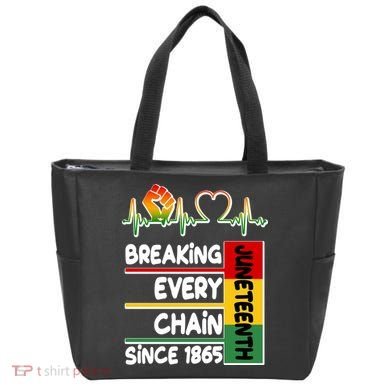 Juneteenth Breaking Every Chain Since 1865 Tote Bag