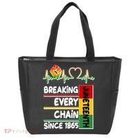 Juneteenth Breaking Every Chain Since 1865 Tote Bag thumb 0