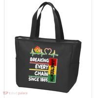 Juneteenth Breaking Every Chain Since 1865 Tote Bag thumb 3