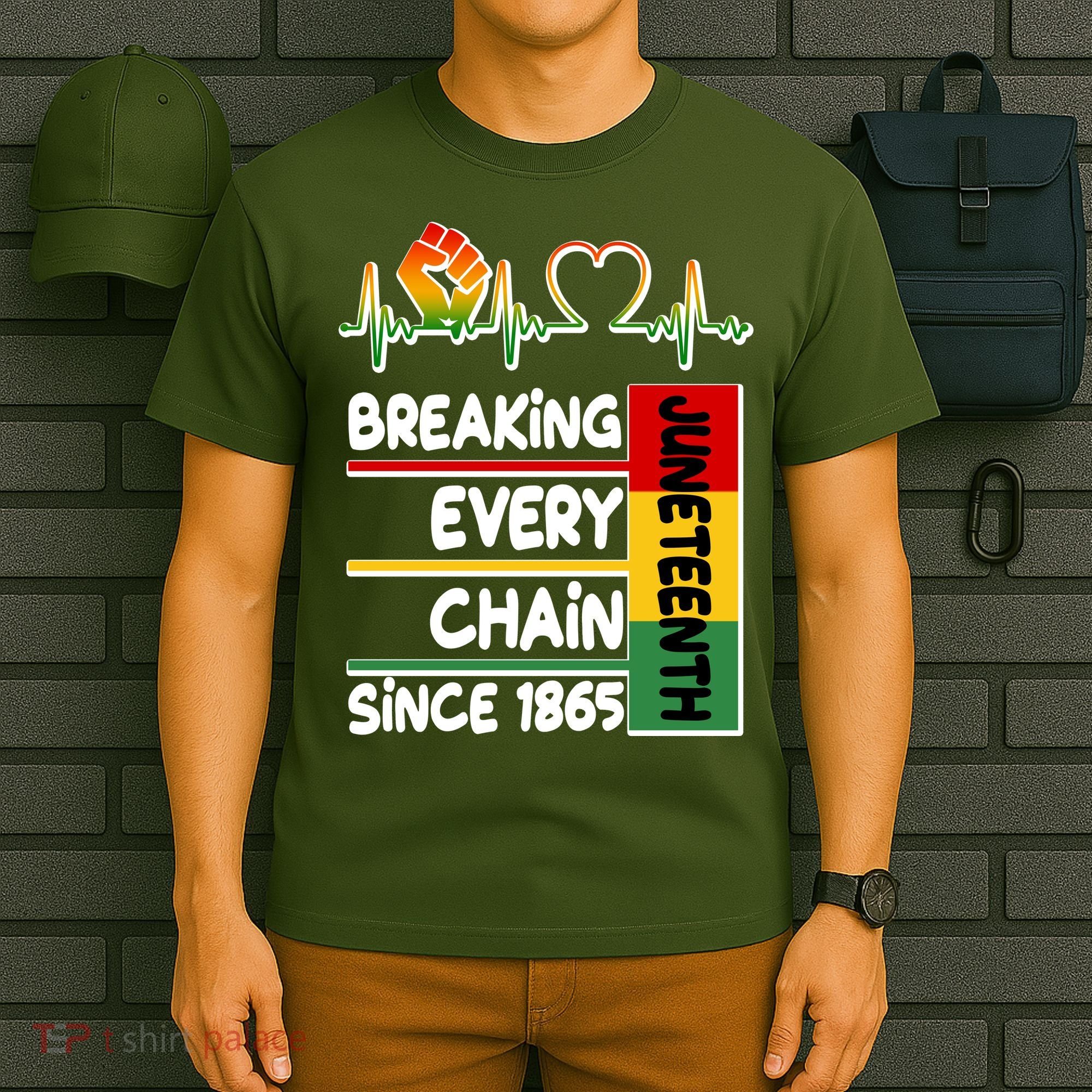 Juneteenth Breaking Every Chain Since 1865 T-Shirt