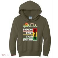 Juneteenth Breaking Every Chain Since 1865 Kids Hoodie thumb 0