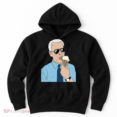Joe Biden Eating Ice Cream Hoodie