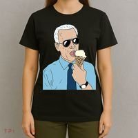 Joe Biden Eating Ice Cream T-Shirt thumb 4