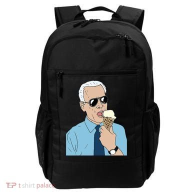 Joe Biden Eating Ice Cream Backpack