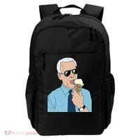Joe Biden Eating Ice Cream Backpack thumb 0