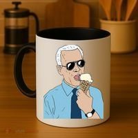 Joe Biden Eating Ice Cream Coffee Mug thumb 4
