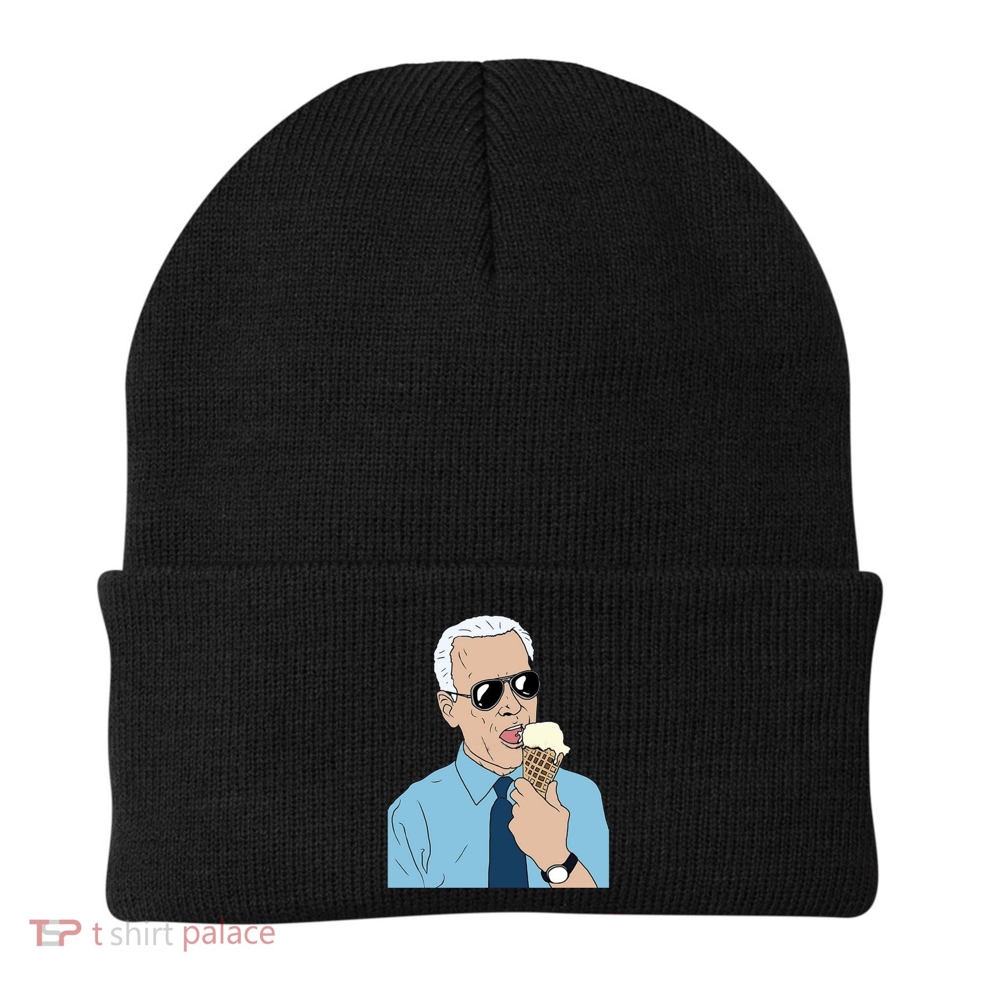 Joe Biden Eating Ice Cream Beanie