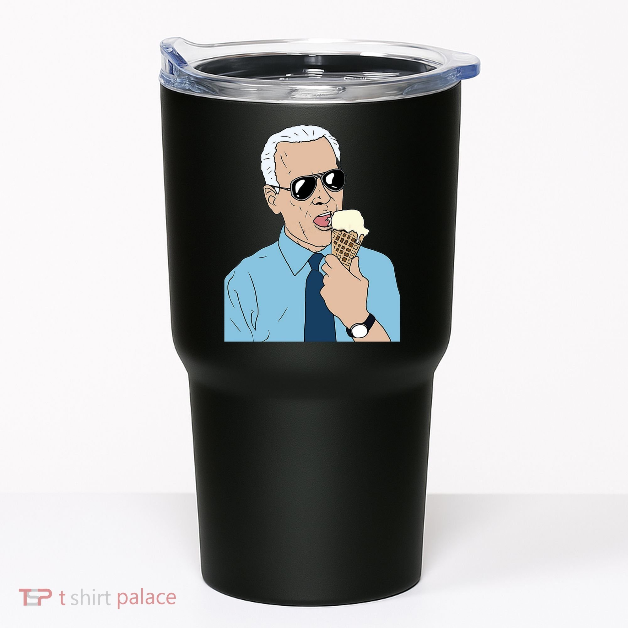 Joe Biden Eating Ice Cream Tumbler