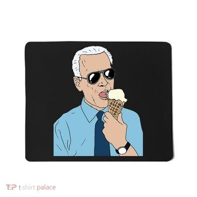 Joe Biden Eating Ice Cream Mousepad