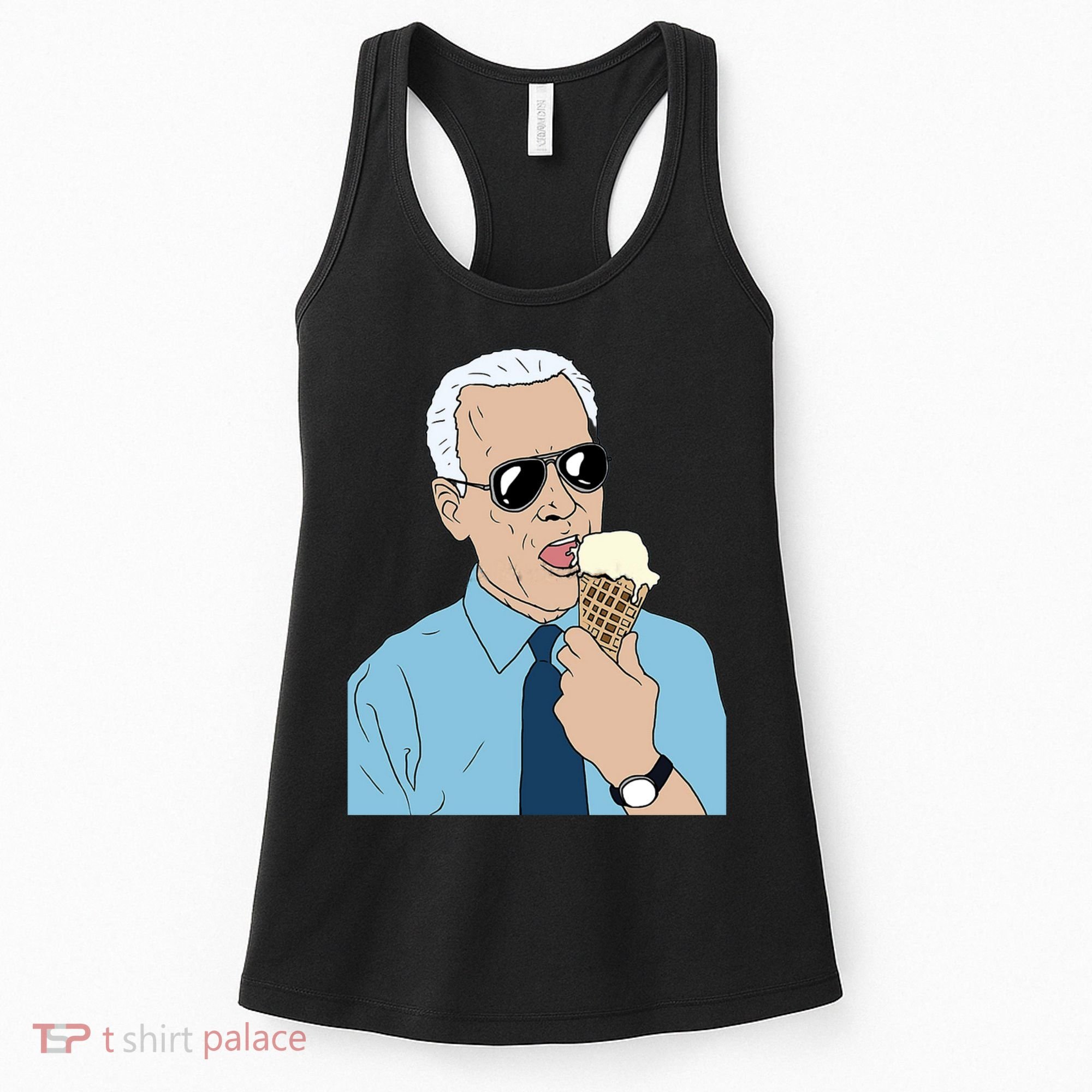 Joe Biden Eating Ice Cream Women's Tank Top