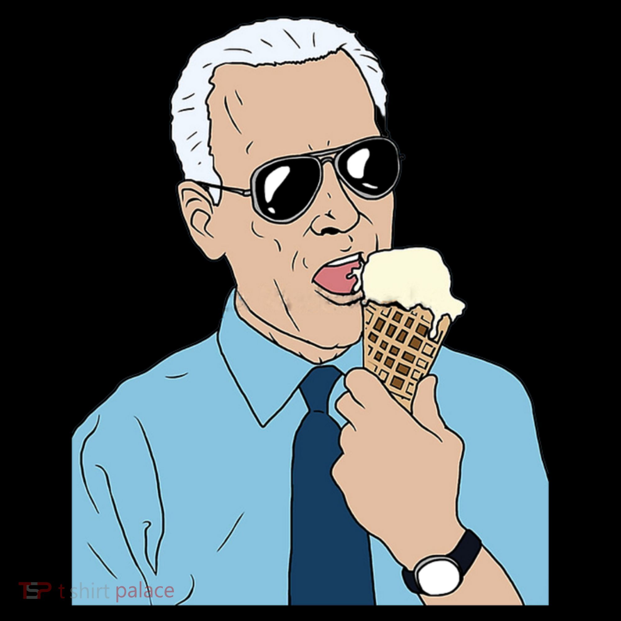 Joe Biden Eating Ice Cream Women's Tank Top