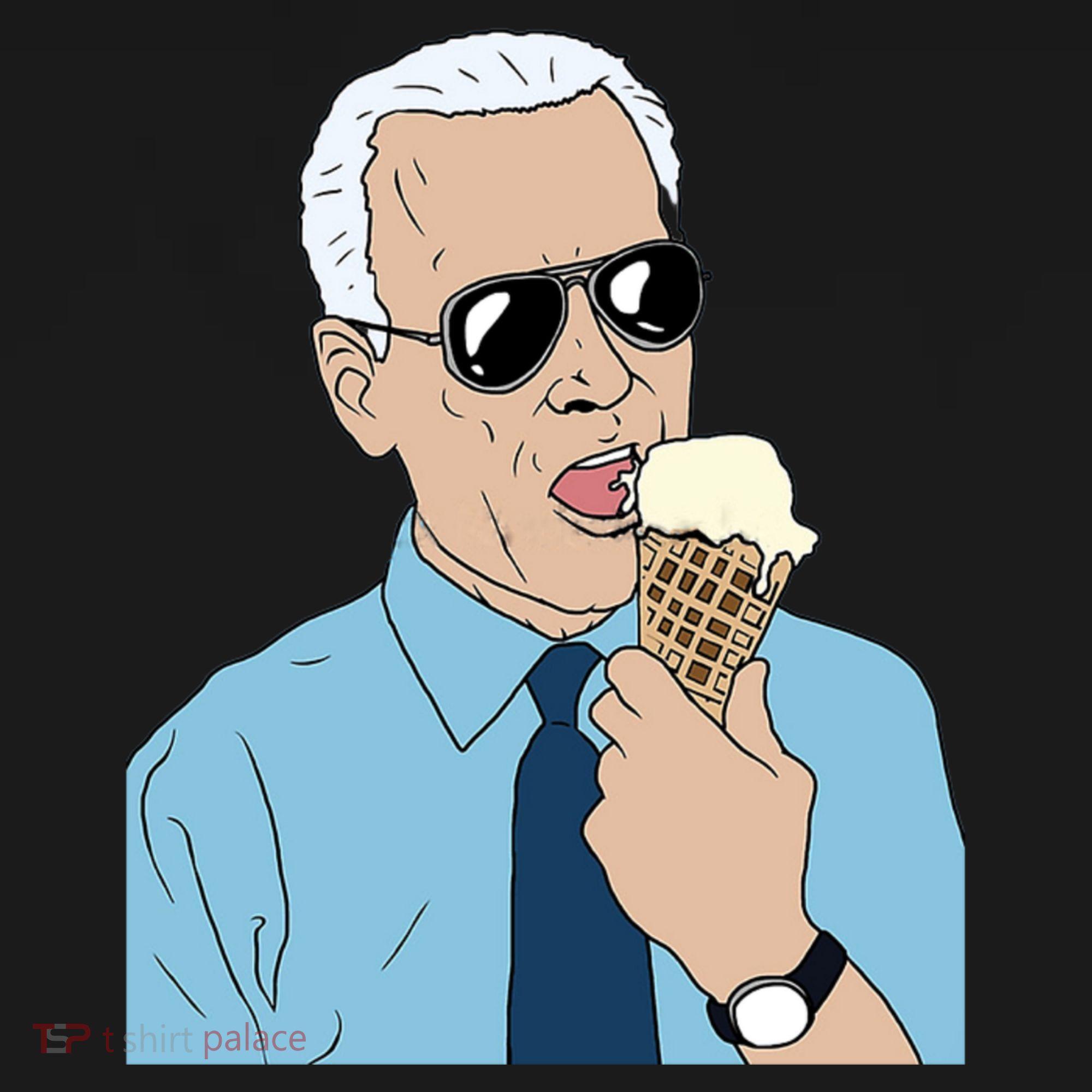 Joe Biden Eating Ice Cream Toddler Hoodie