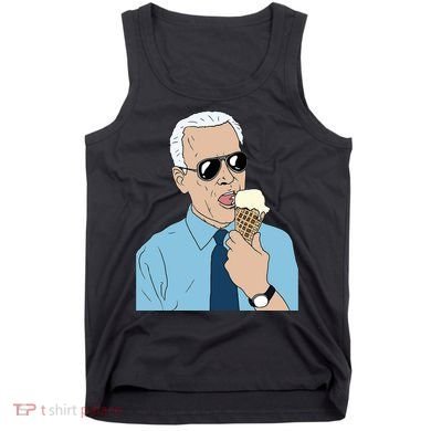 Joe Biden Eating Ice Cream Tank Top