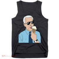Joe Biden Eating Ice Cream Tank Top thumb 0