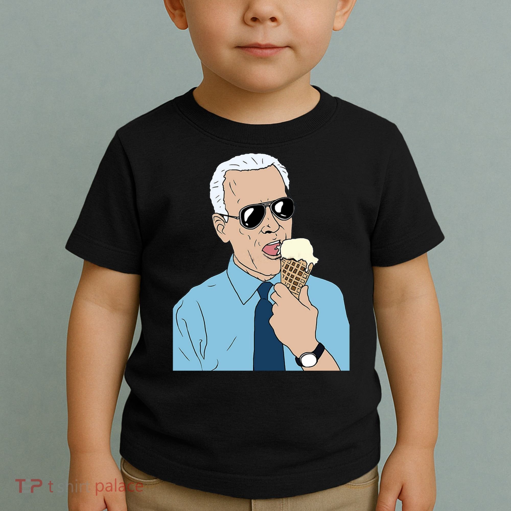 Joe Biden Eating Ice Cream Toddler T-Shirt
