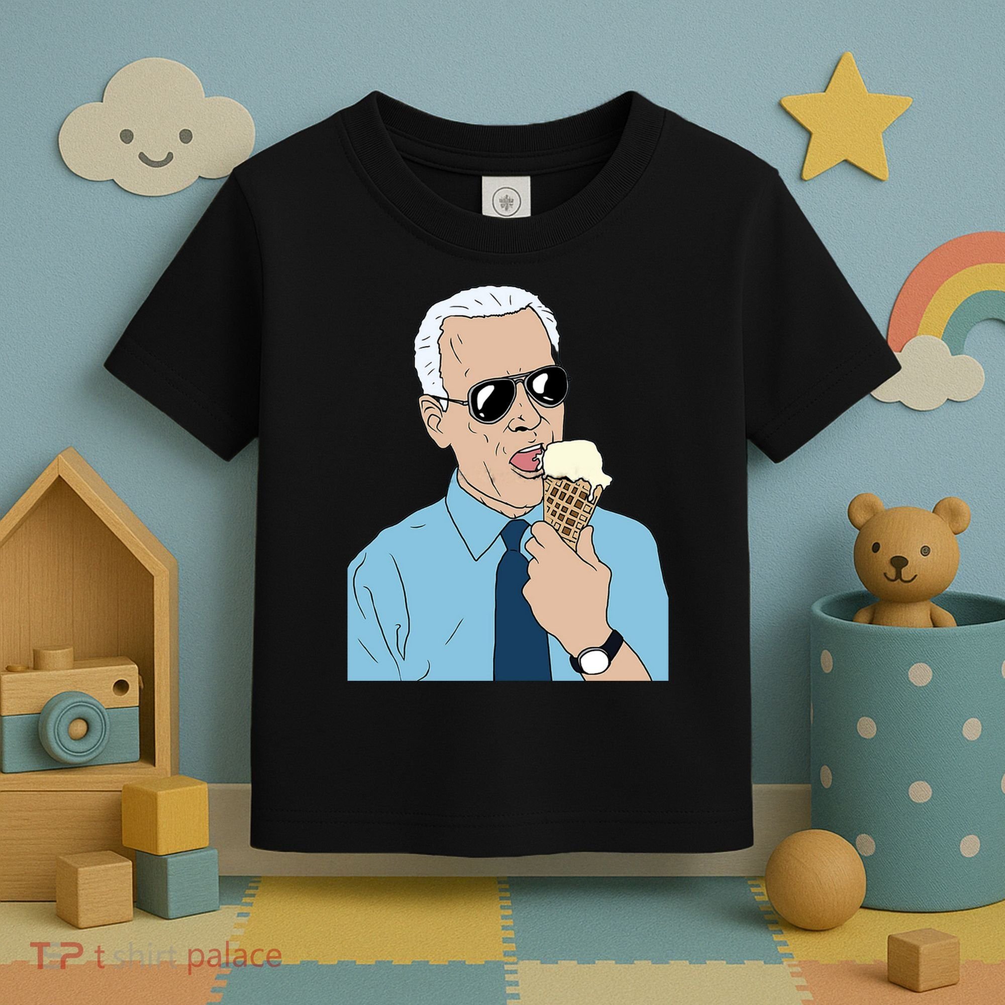 Joe Biden Eating Ice Cream Toddler T-Shirt