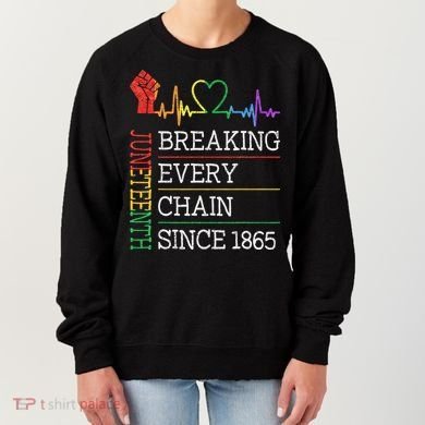 Juneteenth Breaking Every Chain Since 1865 Women's Sweatshirt