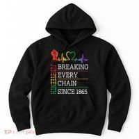 Juneteenth Breaking Every Chain Since 1865 Hoodie thumb 0