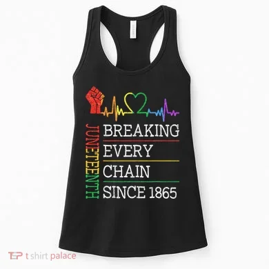 Juneteenth Breaking Every Chain Since 1865 Women's Tank Top