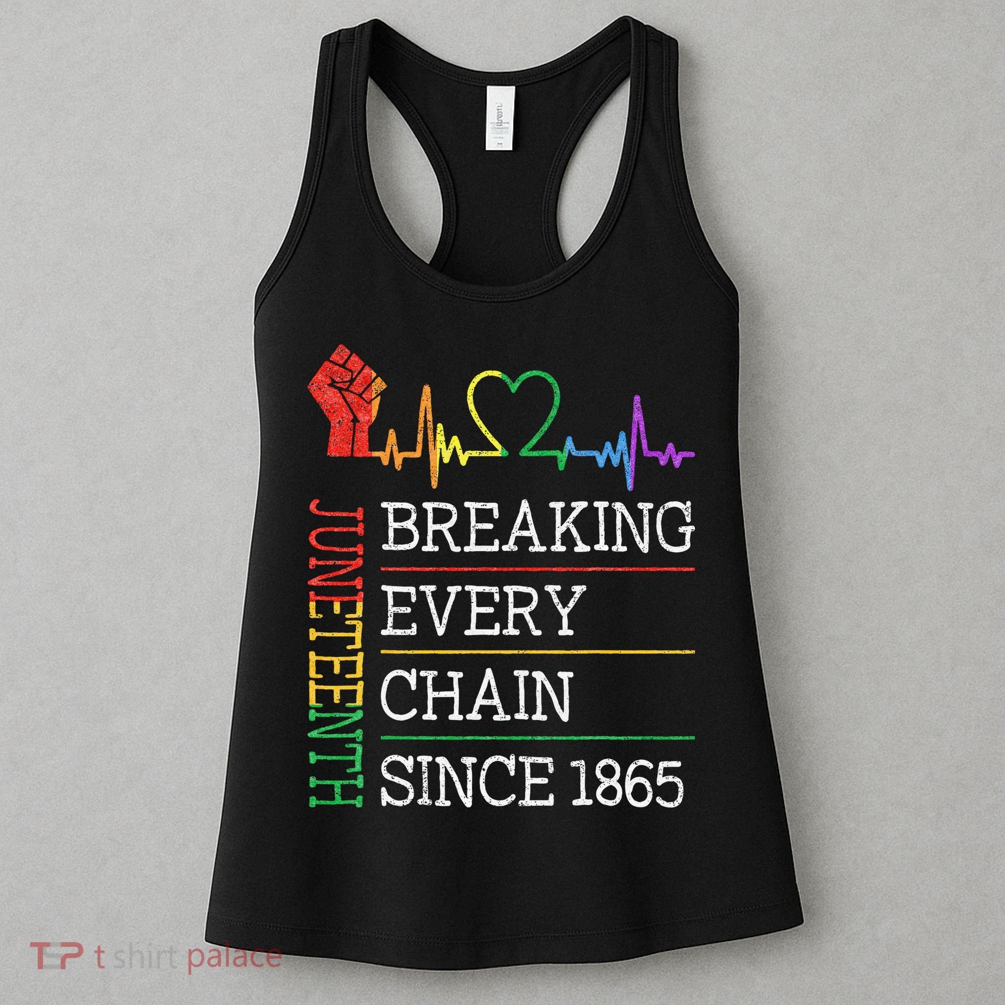 Juneteenth Breaking Every Chain Since 1865 Women's Tank Top