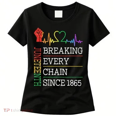 Juneteenth Breaking Every Chain Since 1865 Women's T-Shirt