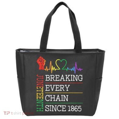 Juneteenth Breaking Every Chain Since 1865 Tote Bag
