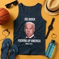 Joe Biden F*cking Up America Since 1972 Tank Top thumb 4