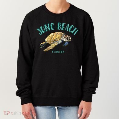 Juno Beach Florida Sea Turtle Design Women's Sweatshirt
