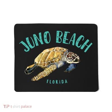 Juno Beach Florida Sea Turtle Design Mousepad