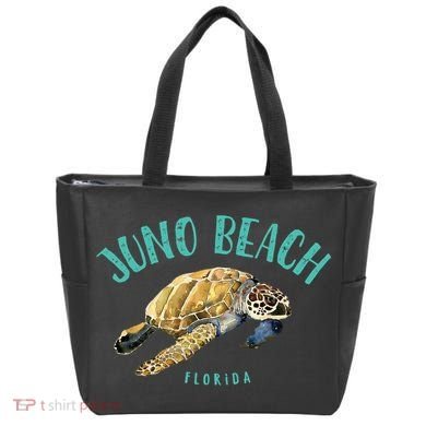 Juno Beach Florida Sea Turtle Design Tote Bag