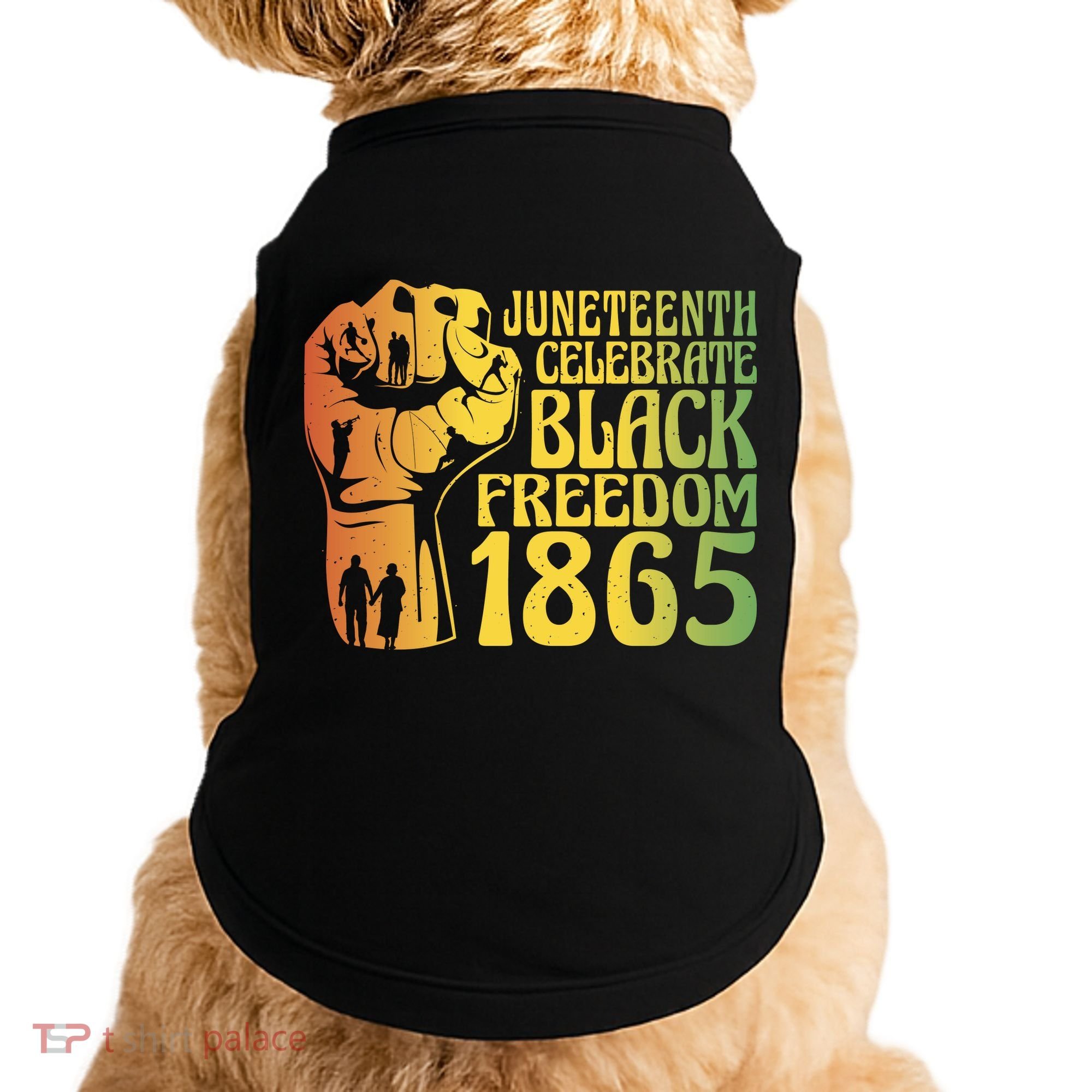 Juneteenth Black Freedom Day 1865 Doggie Tank