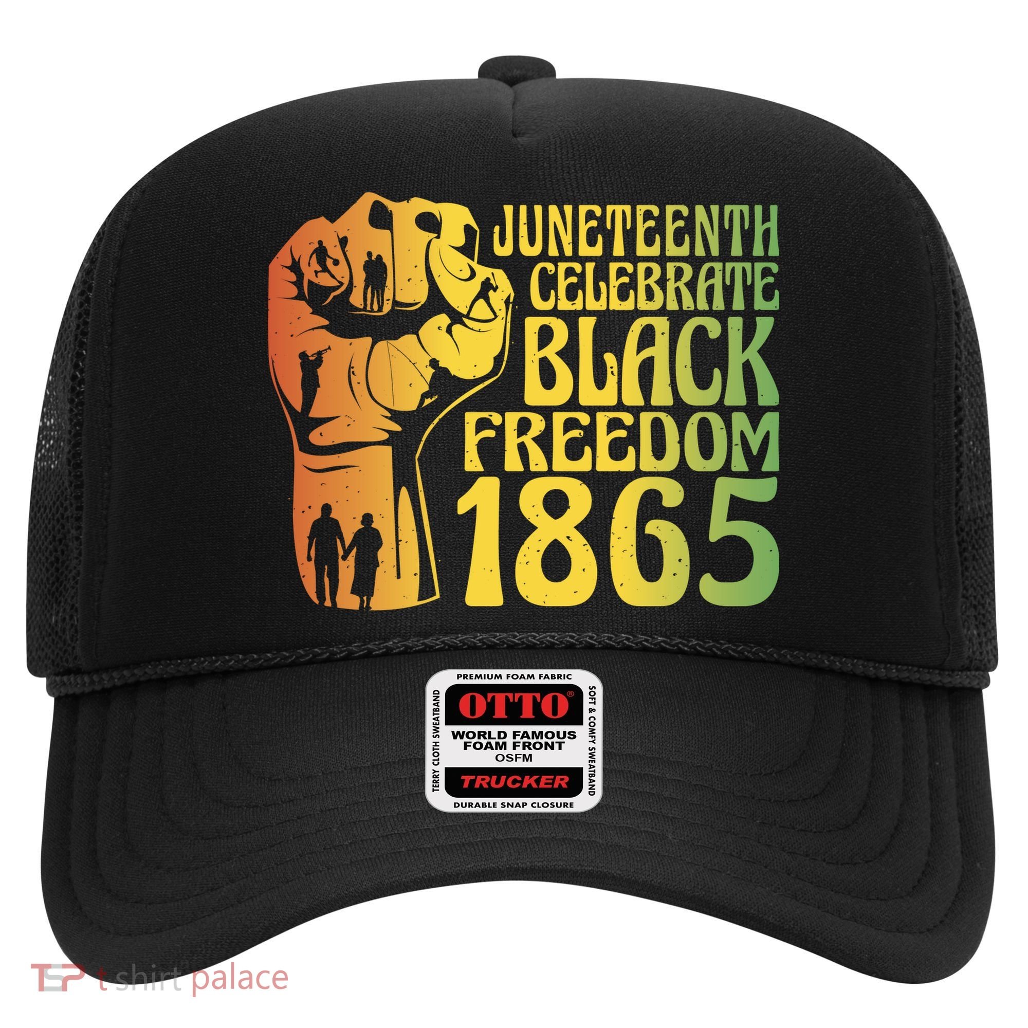Juneteenth Black Freedom Day 1865 Hat
