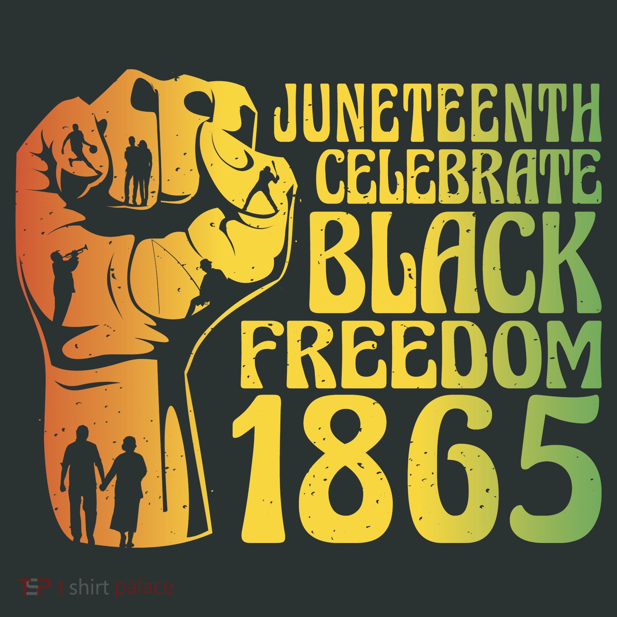 Juneteenth Black Freedom Day 1865 Coaster