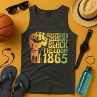 Juneteenth Black Freedom Day 1865 Tank Top thumb 4