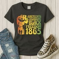 Juneteenth Black Freedom Day 1865 Women's T-Shirt thumb 3