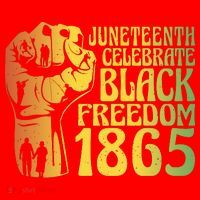 Juneteenth Black Freedom Day 1865 Santa Hat thumb 1