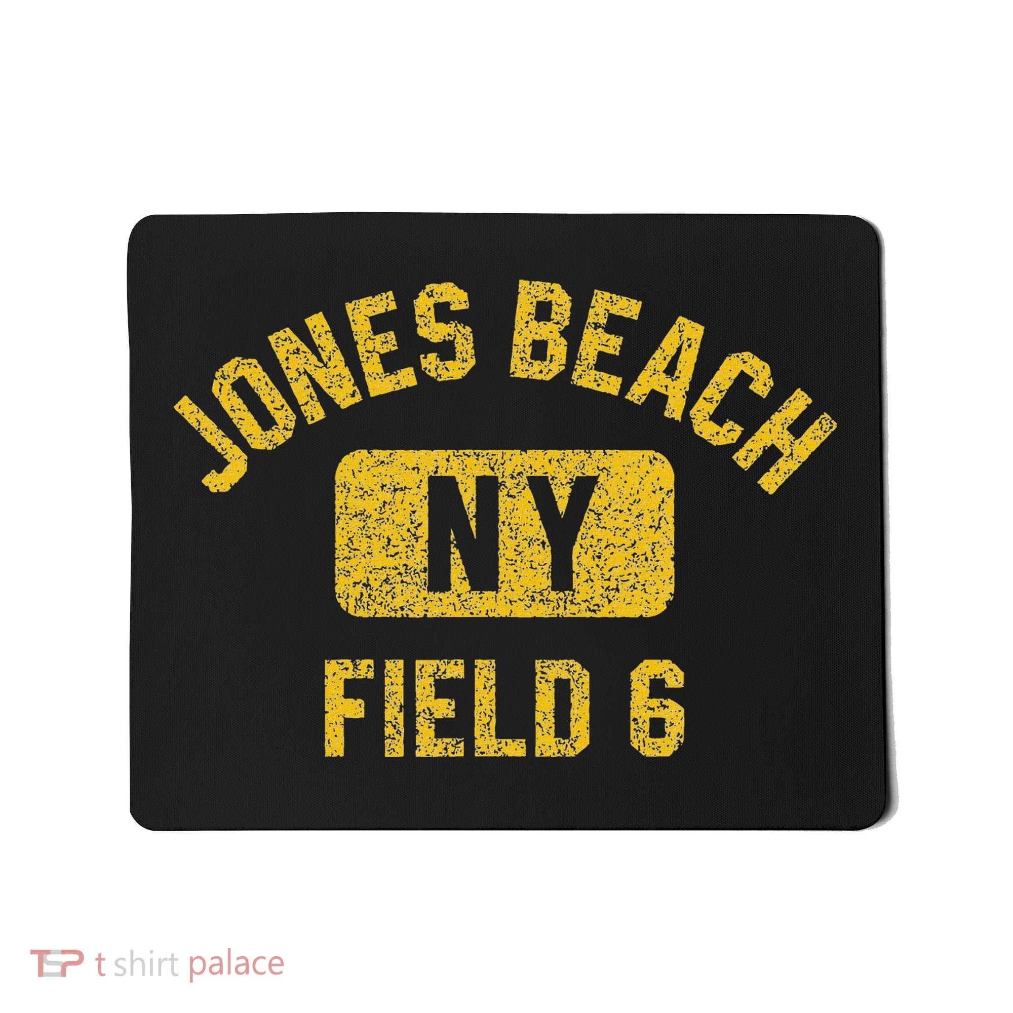 Jones Beach Field 6 Ny Gym Style Distressed Amber Print Mousepad