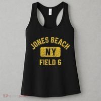 Jones Beach Field 6 Ny Gym Style Distressed Amber Print Women's Tank Top thumb 3