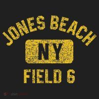 Jones Beach Field 6 Ny Gym Style Distressed Amber Print Hat thumb 2