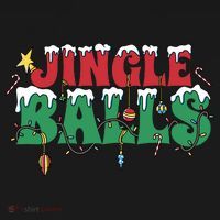 Jingle Balls Funny Christmas Holiday Women's Hoodie thumb 2