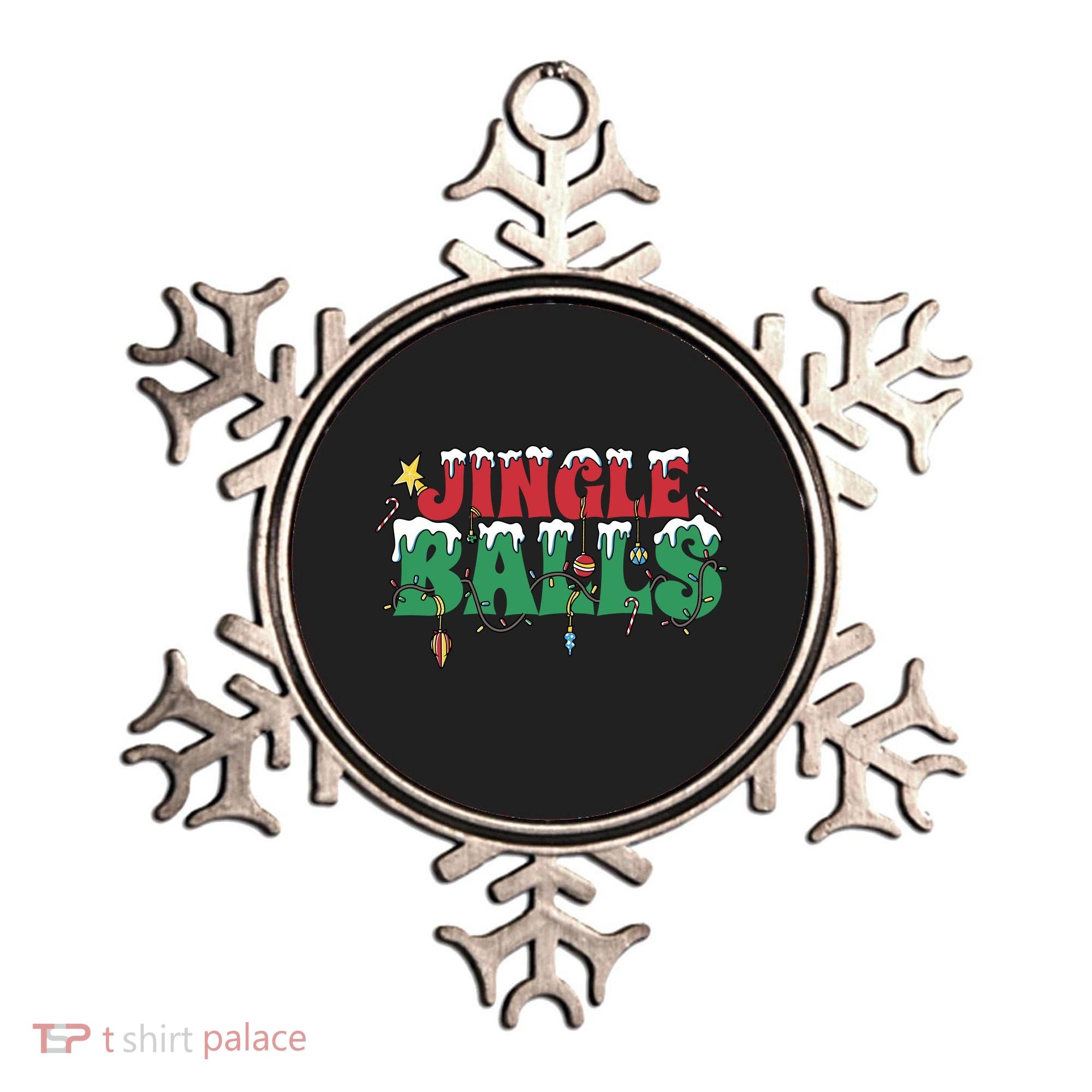 Jingle Balls Funny Christmas Holiday Ornament